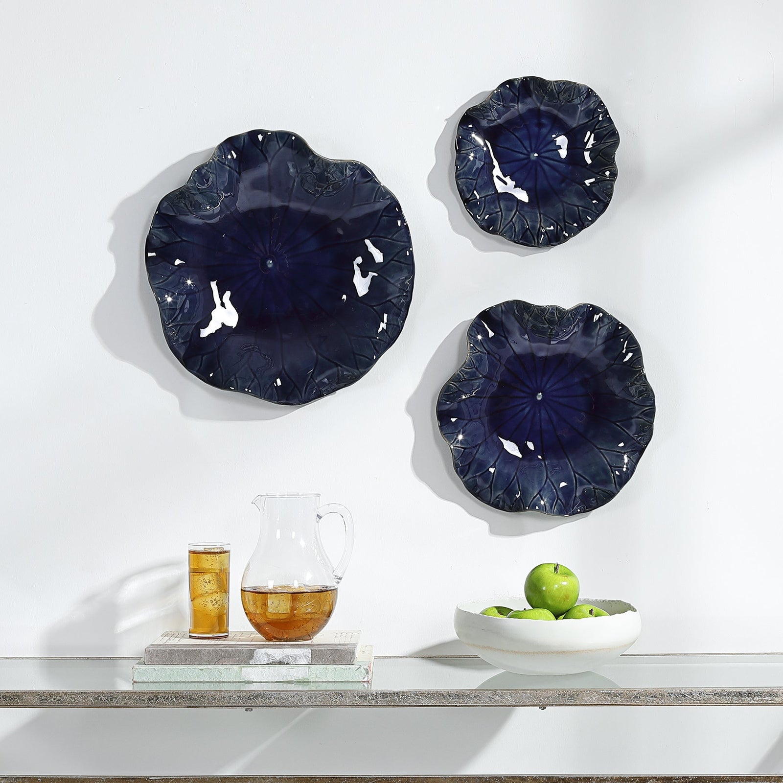 Uttermost Abella Ceramic Wall Decor - Set of 3