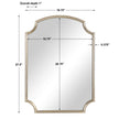 Modern Accents Arched Top Accent Mirror