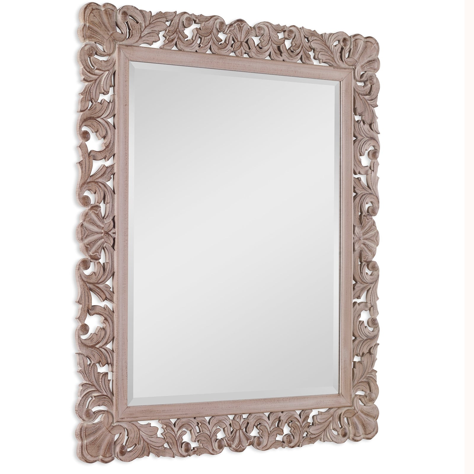 Modern Accents Ornate Natural Finish Mirror