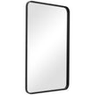 Modern Accents Metal Rounded Corners Mirror