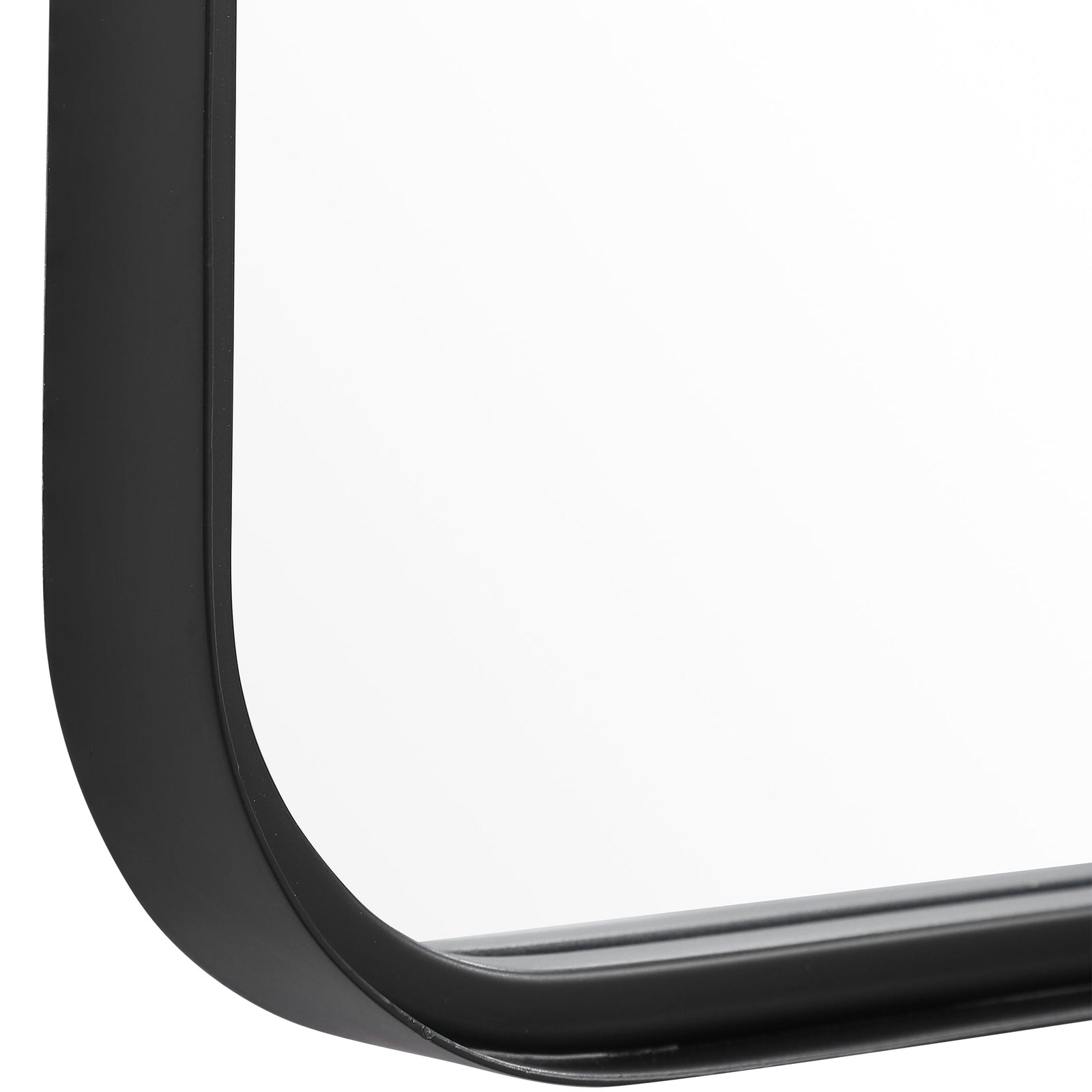 Modern Accents Metal Rounded Corners Mirror