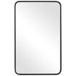 Modern Accents Metal Rounded Corners Mirror