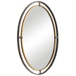 Modern Accents Oval Double Frame Mirror
