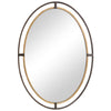Modern Accents Oval Double Frame Mirror