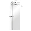 Modern Accents Thin Rectangular Mirror