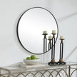 Modern Accents Clean Round Mirror