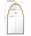 Modern Accents Iron Arch Top Mirror