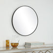 Modern Accents Clean Round Mirror