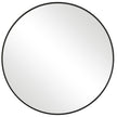 Modern Accents Clean Round Mirror