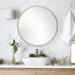 Modern Accents Clean Round Mirror