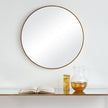Modern Accents Clean Round Mirror