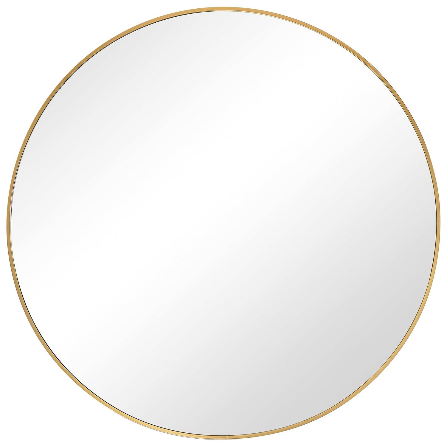 Modern Accents Clean Round Mirror
