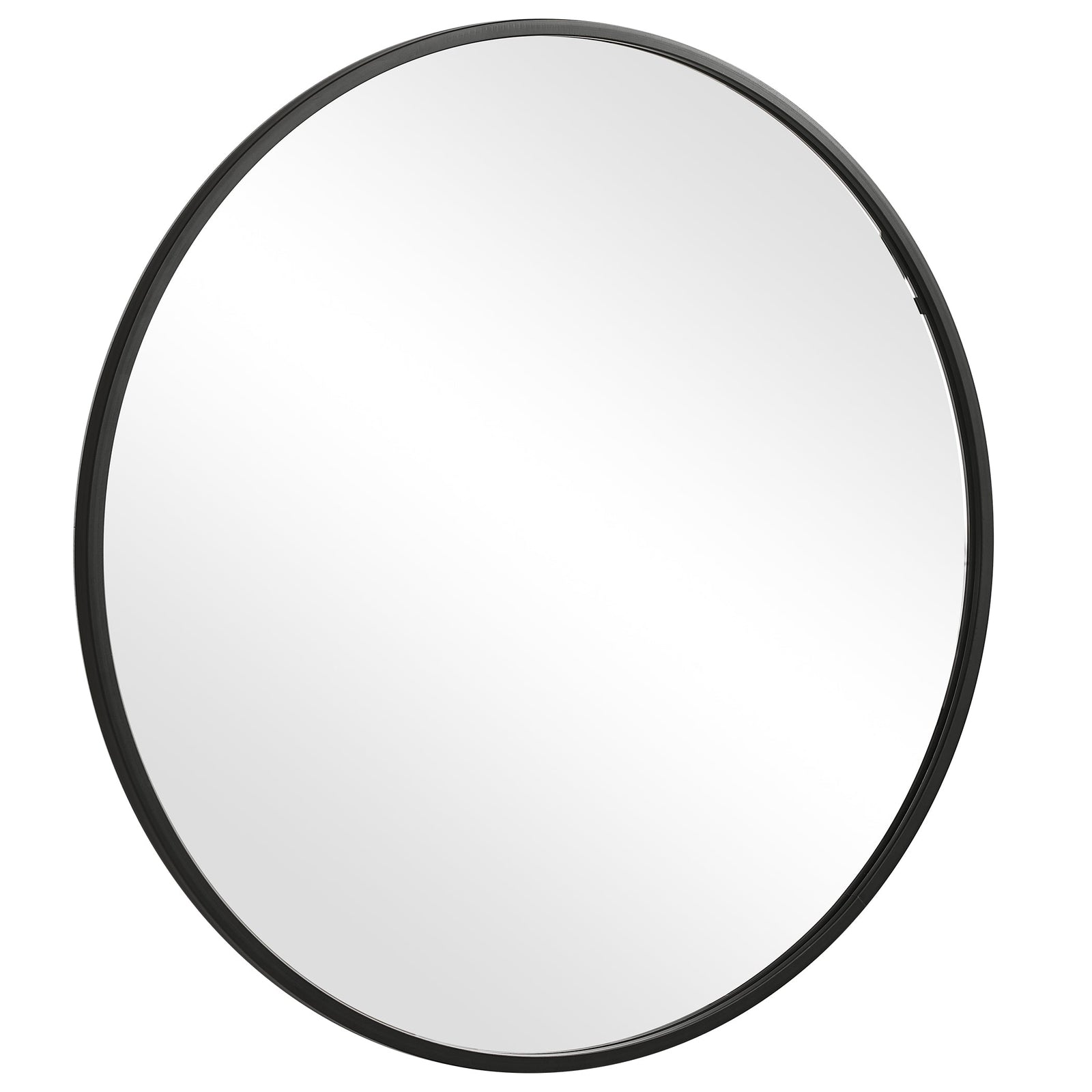 Modern Accents Round Modern Mirror