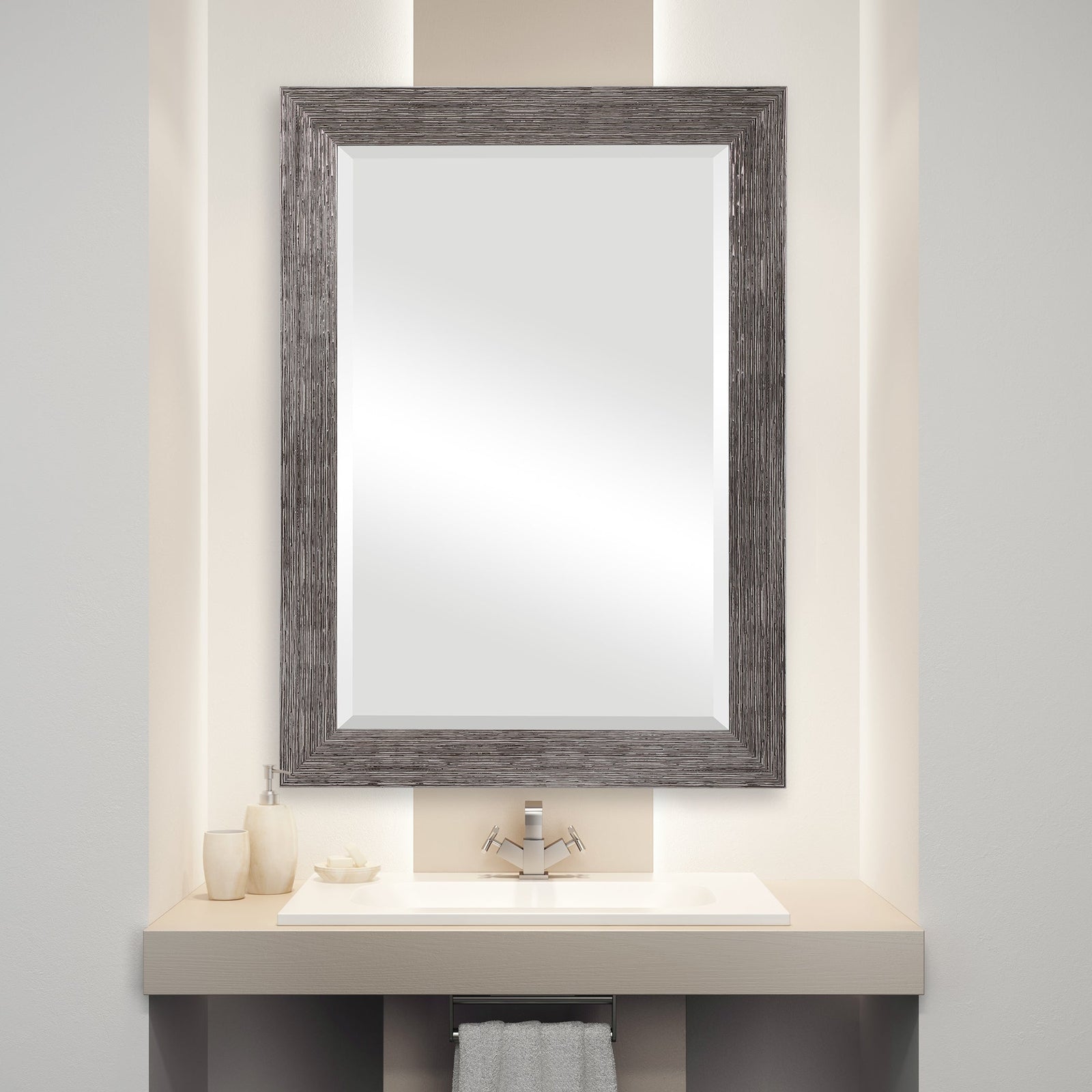 Modern Accents Raised Frame Mirror