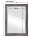 Modern Accents Raised Frame Mirror