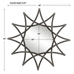 Uttermost Solaris Iron Star Mirror Clearance