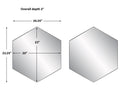 Uttermost Amaya Octagonal Mirrors - Set of 2 Clearance