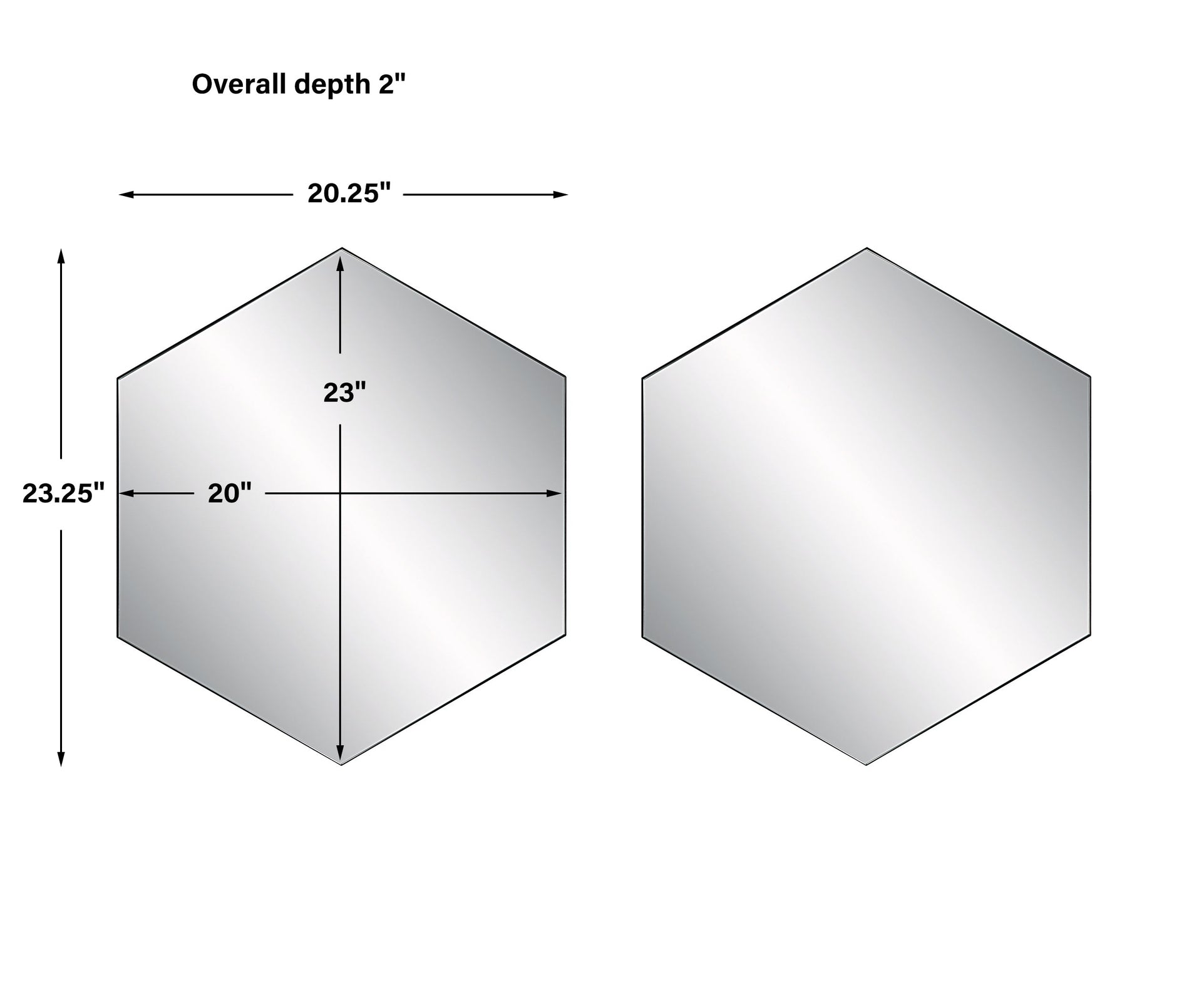 Uttermost Amaya Octagonal Mirrors - Set of 2 Clearance