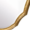 Modern Accents Oval Hammered Metal Mirror