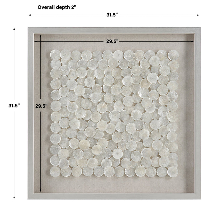 Uttermost Roxas Capiz Shell Shadow Box