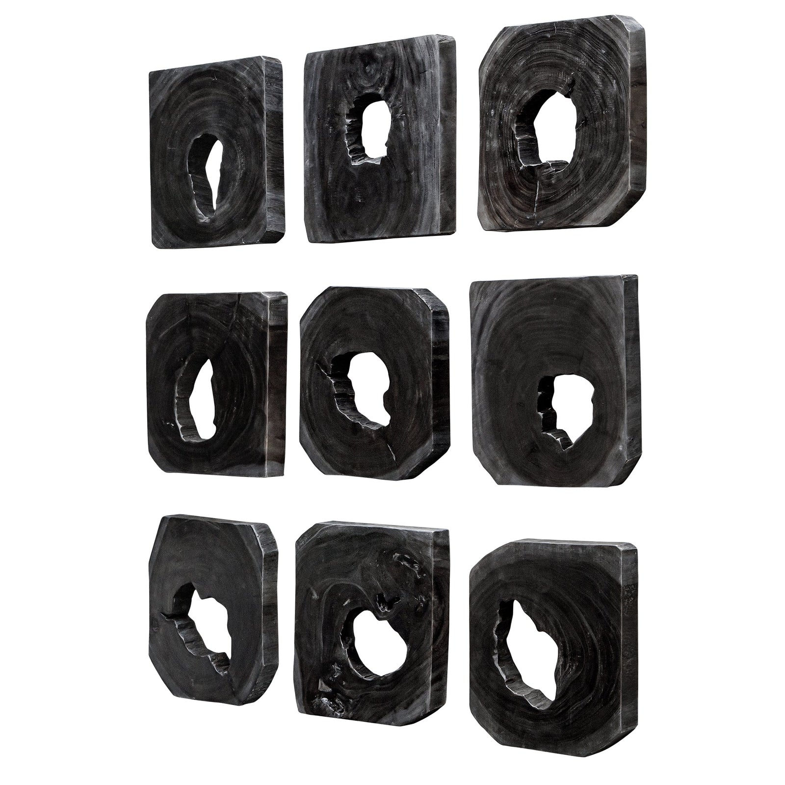 Uttermost Bahati Wood Wall Art - Set of 9