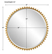 Uttermost Taza Round Mirror