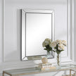Modern Accents Elegant Frameless Beveled Mirror