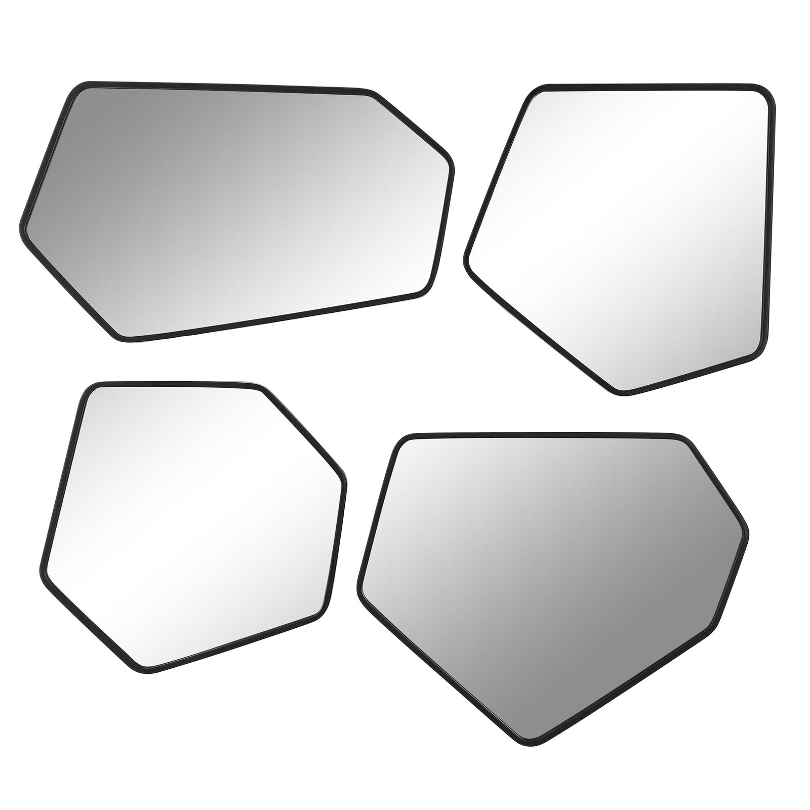 Uttermost Linneah Black Mirrors - Set of 4