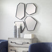 Uttermost Linneah Black Mirrors - Set of 4
