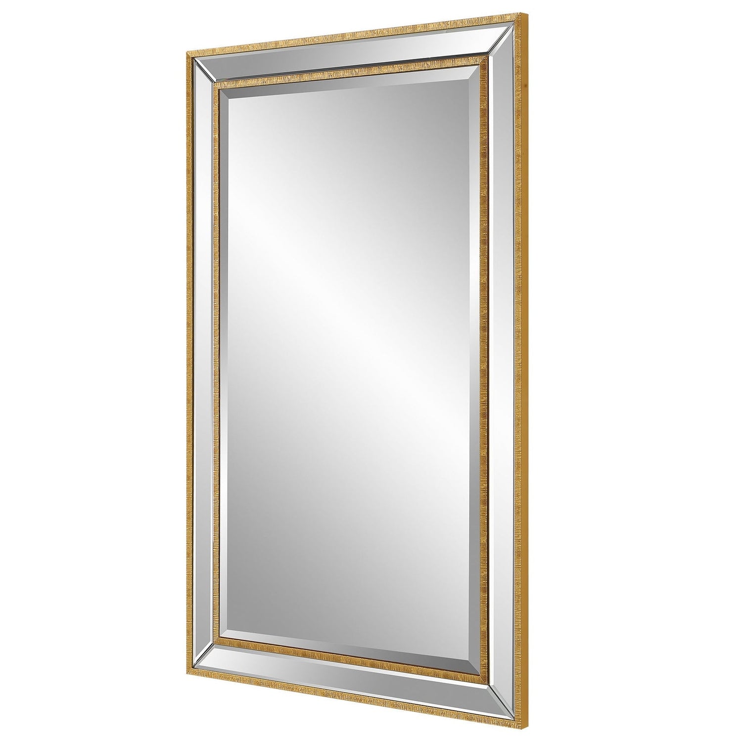 Modern Accents Rectangular Beveled Mirror