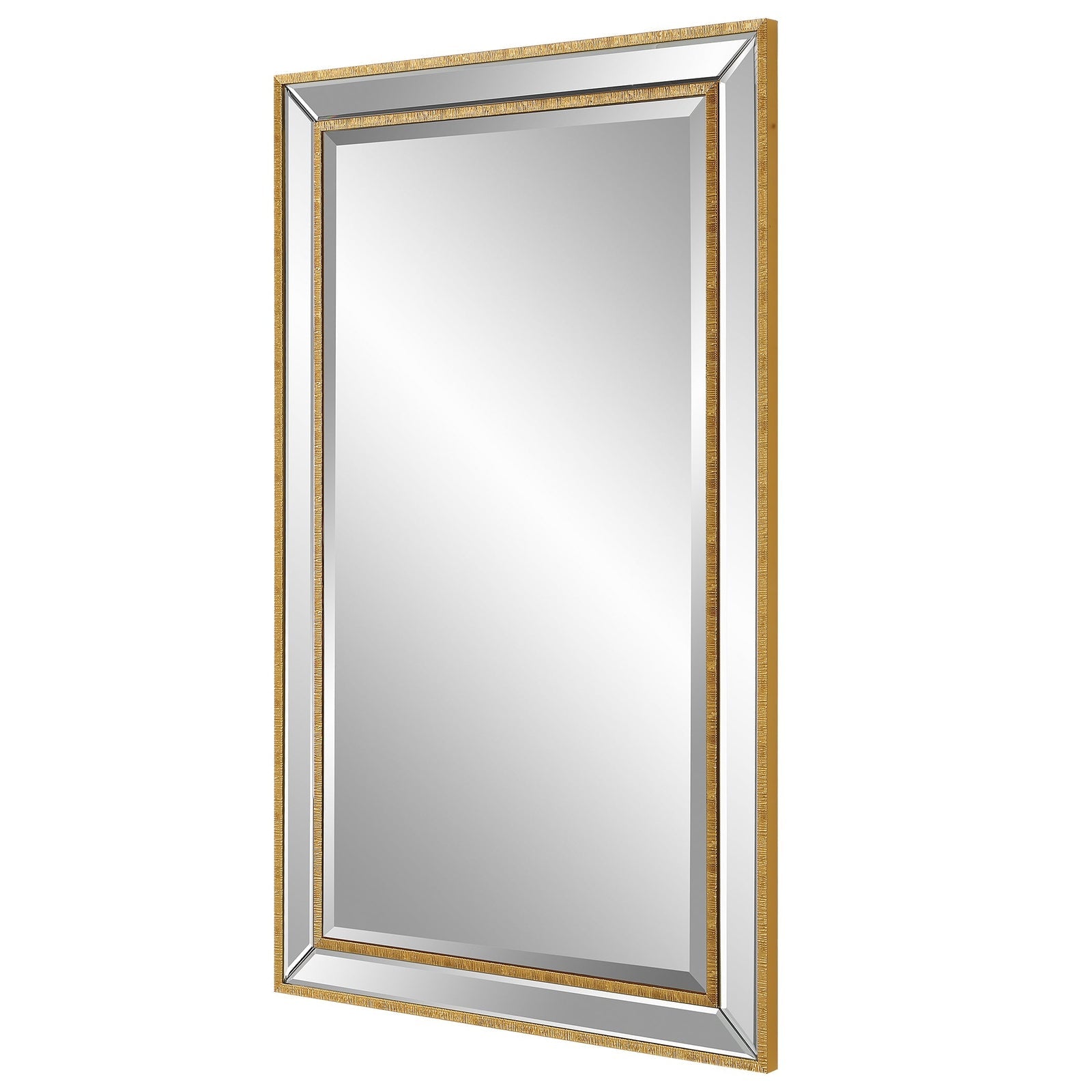 Modern Accents Rectangular Beveled Mirror
