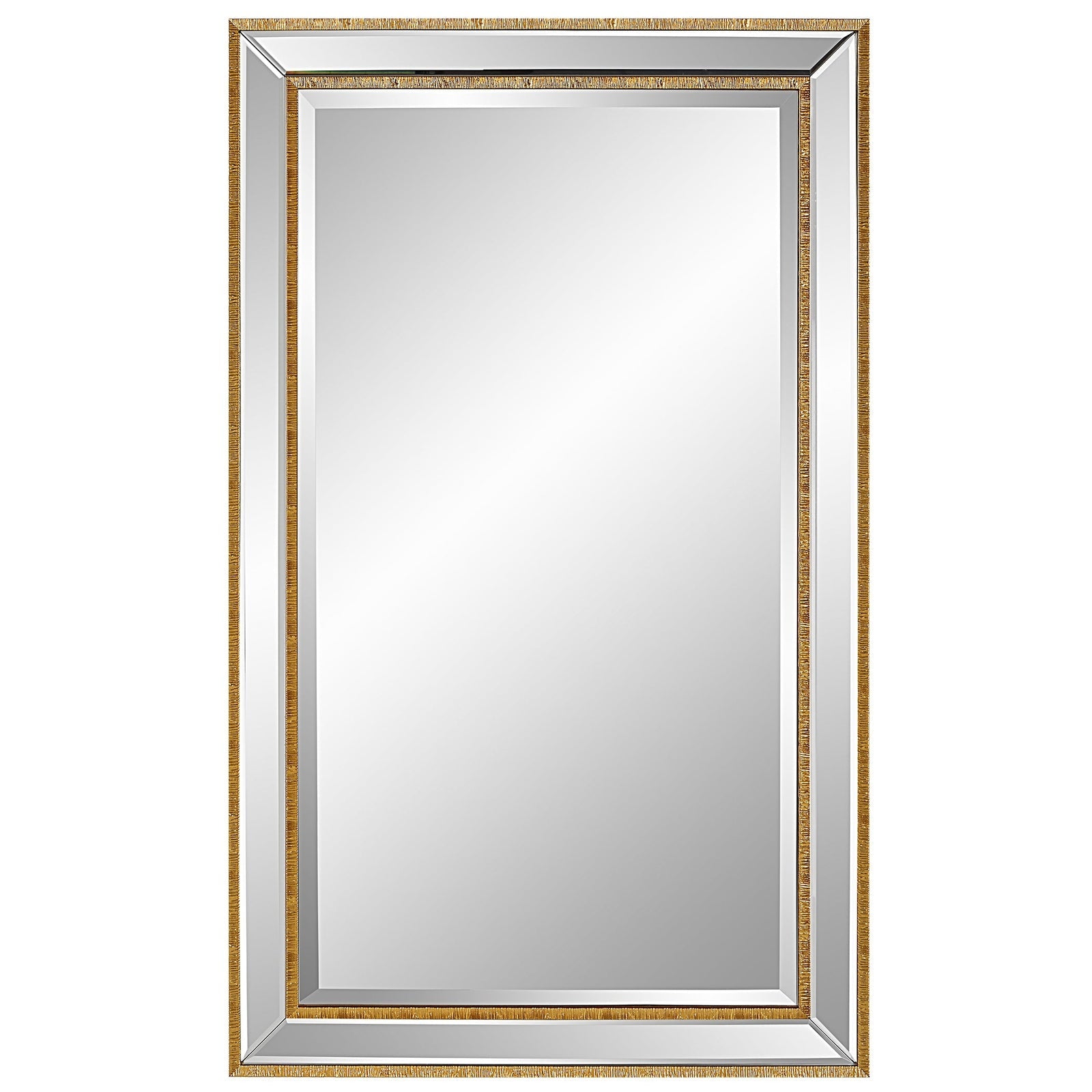 Modern Accents Rectangular Beveled Mirror