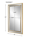 Modern Accents Rectangular Beveled Mirror