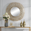 Uttermost Swirl Round Gold Mirror Clearance
