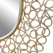 Uttermost Swirl Round Gold Mirror Clearance