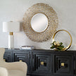 Uttermost Swirl Round Gold Mirror Clearance