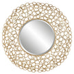 Uttermost Swirl Round Gold Mirror Clearance