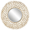Uttermost Swirl Round Gold Mirror Clearance