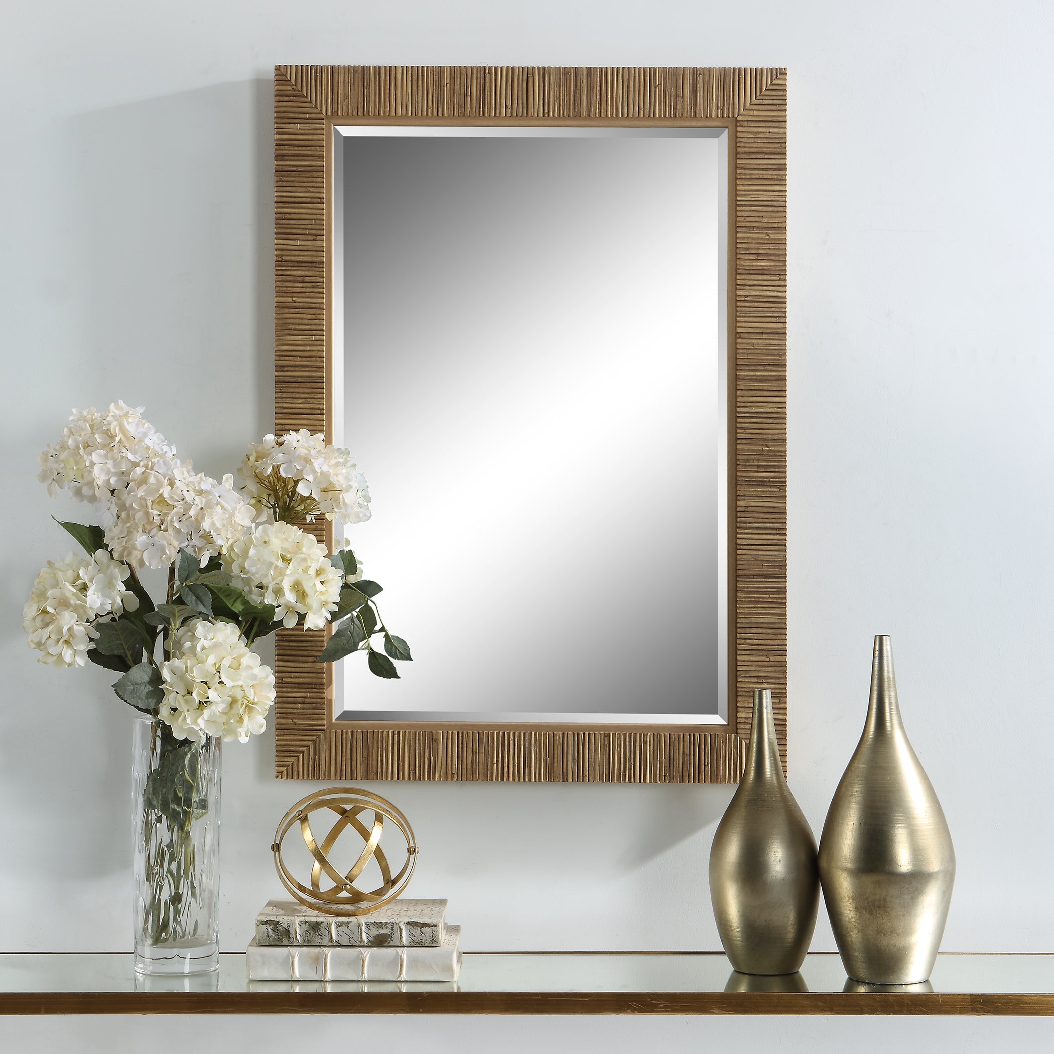 Modern Accents Rattan Frame Mirror