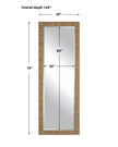 Modern Accents Rattan Frame Mirror