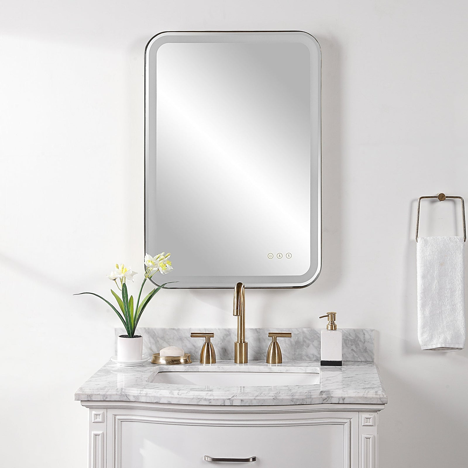 Uttermost Crofton Lighted Vanity Mirror