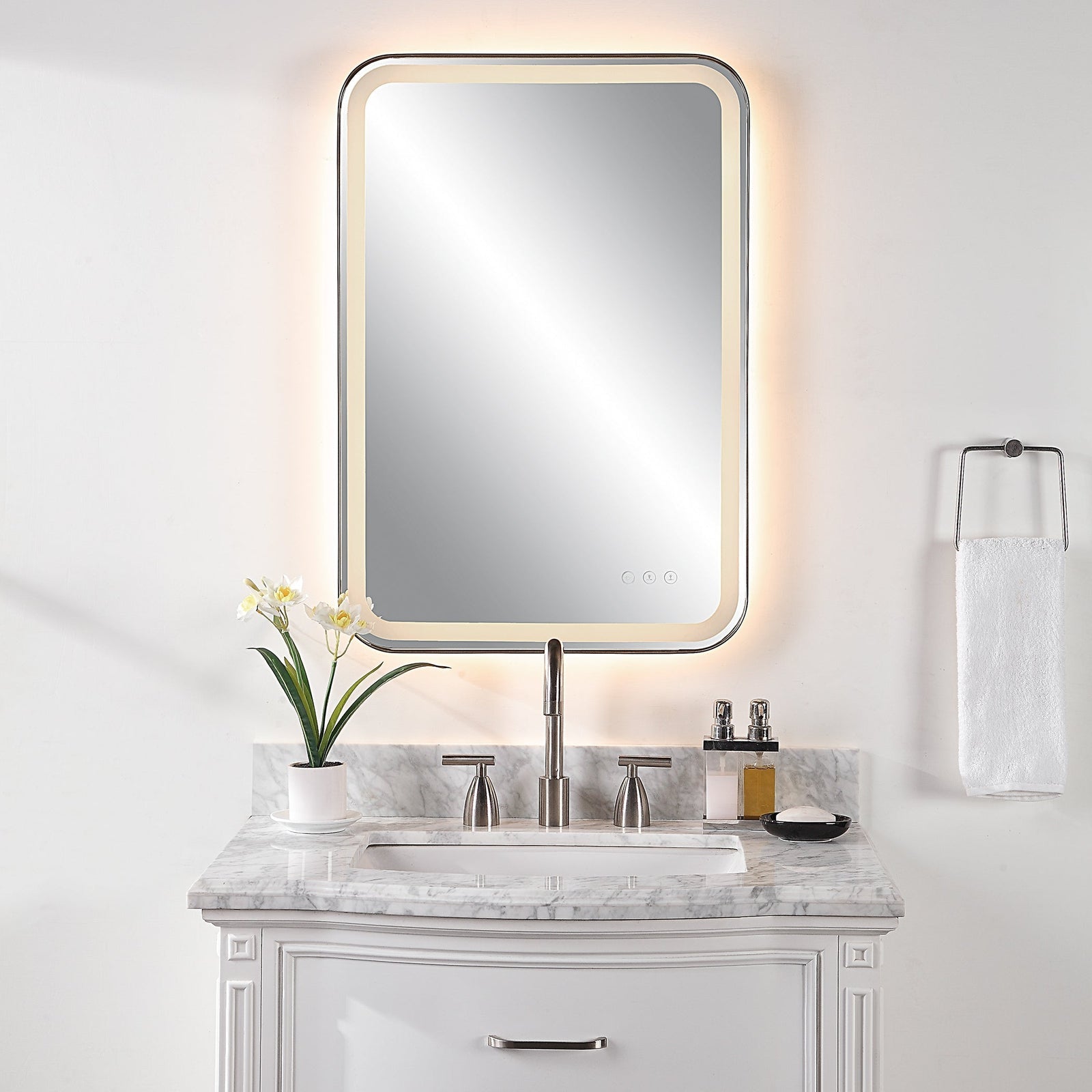 Uttermost Crofton Lighted Vanity Mirror