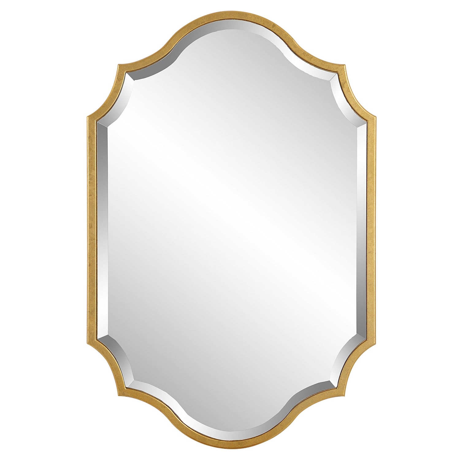 Modern Accents Curves And Arches Metal Frame Mirror