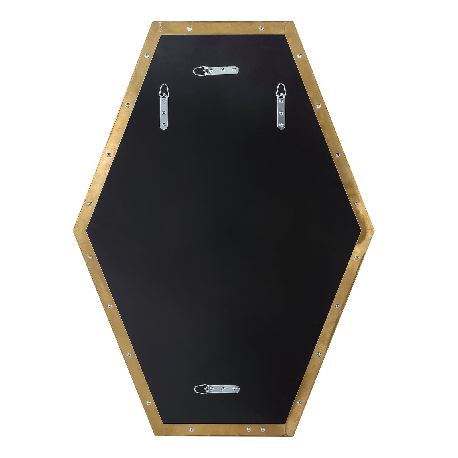 Uttermost Ankara Brass Hexagon Mirror
