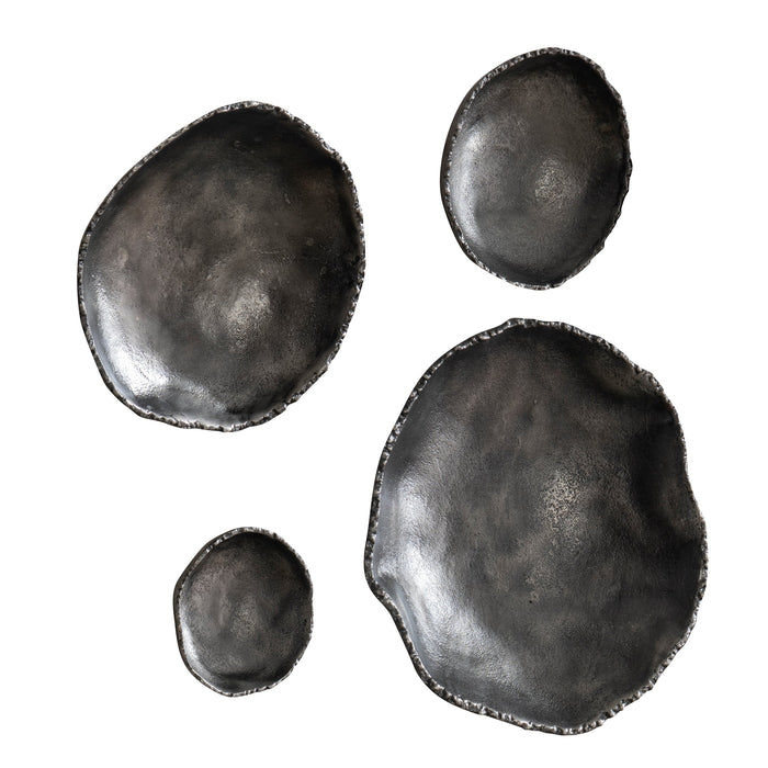 Uttermost Lucky Coins Nickel Wall Decor - Set of 4