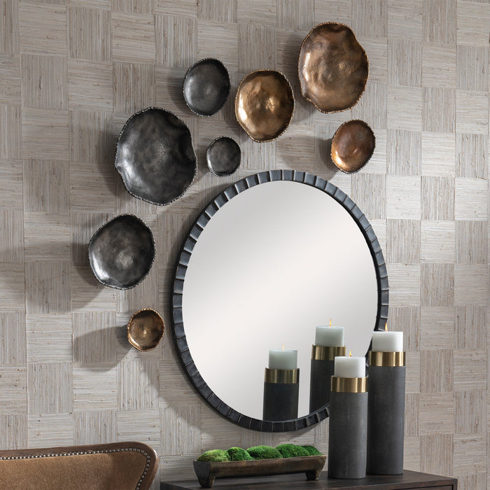 Uttermost Lucky Coins Nickel Wall Decor - Set of 4