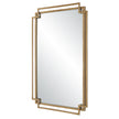 Modern Accents Overlapping Metal Frame Mirror