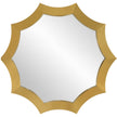Uttermost Flare Brushed Brass Round Mirror Clearance