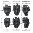 Uttermost Self-Portrait Metallic Wall Decor - Set of 6