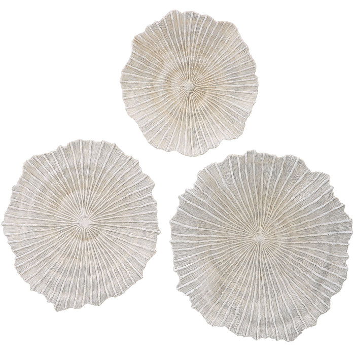 Uttermost Ocean Gems Coral Wall Decor - Set of 3
